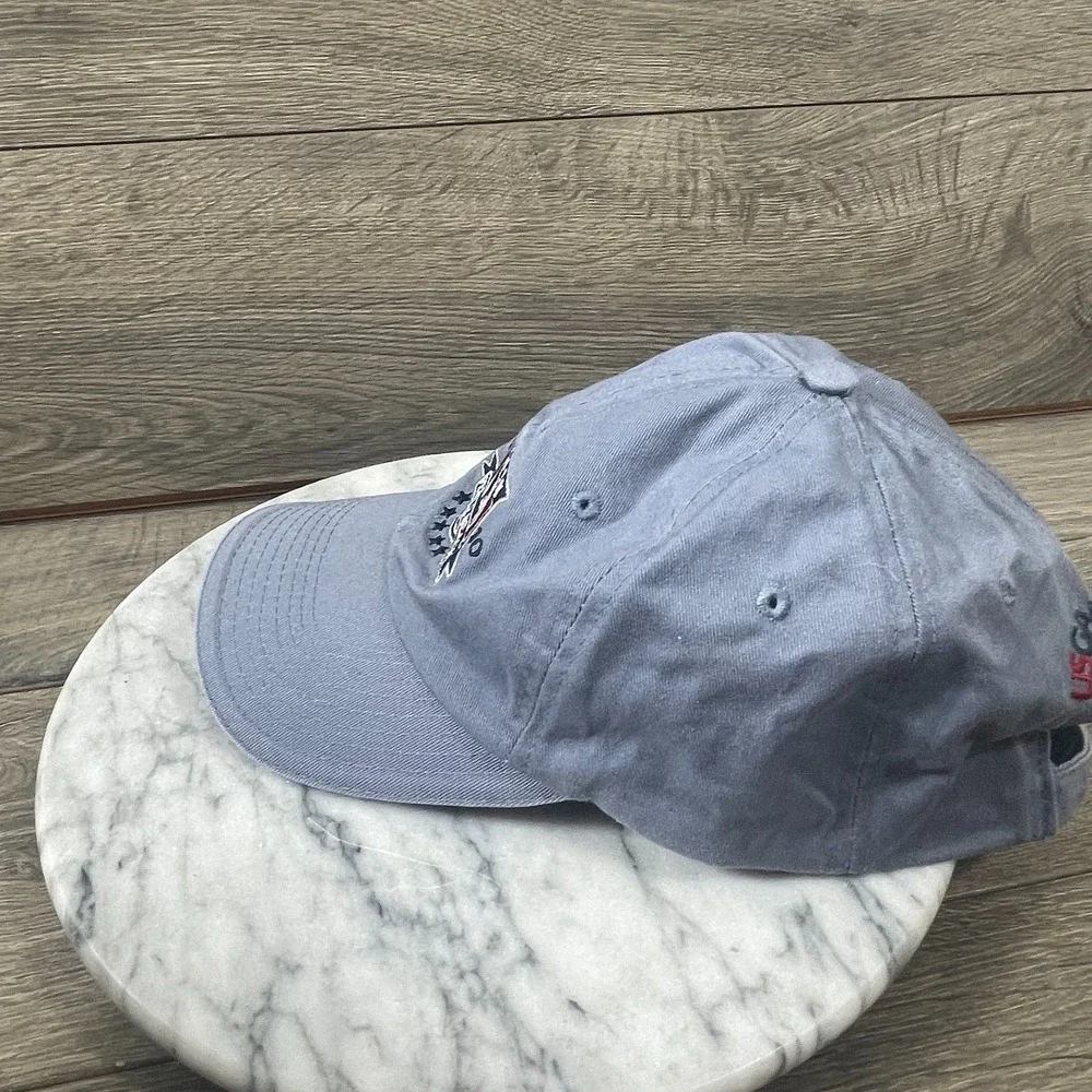 2010 US Open Pebble Beach Golf Hat‎ Members Cap USGA Adjustable Strapback Blue